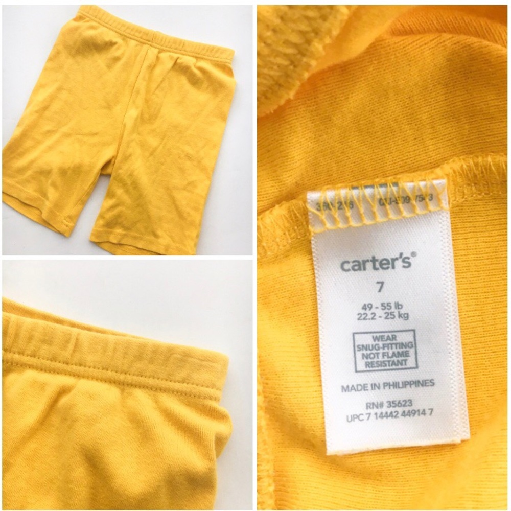 Carter’s Snug-Fitting Mustard Yellow Shorts | Kids